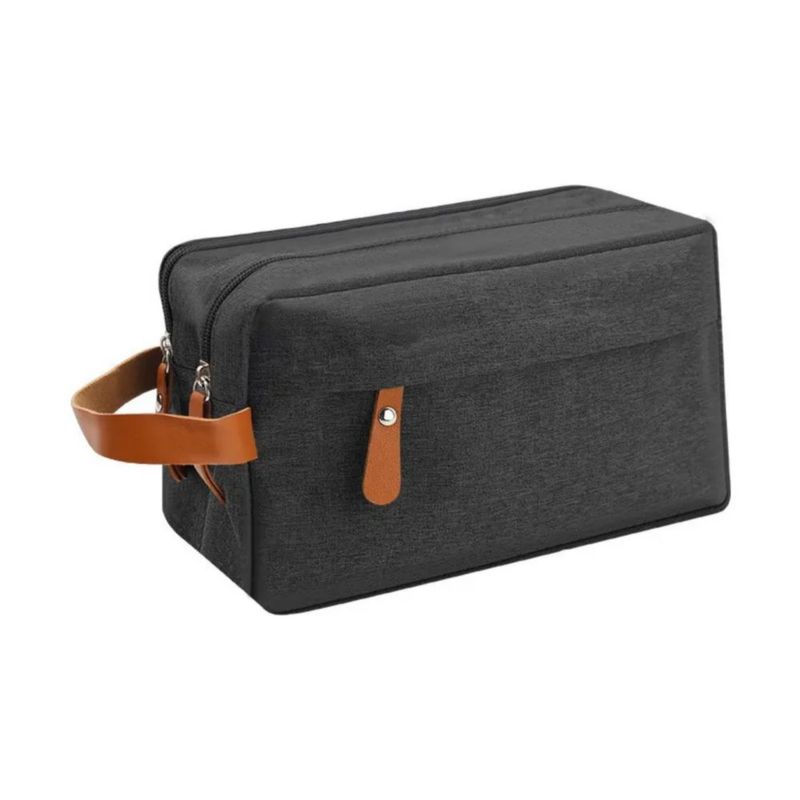 Neceseres, Bolsa Organizador De Viaje Para Hombre Color Negro