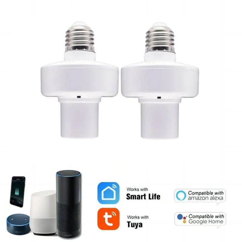 2 Socket Inteligente Wifi Smart Foco Color Blanco