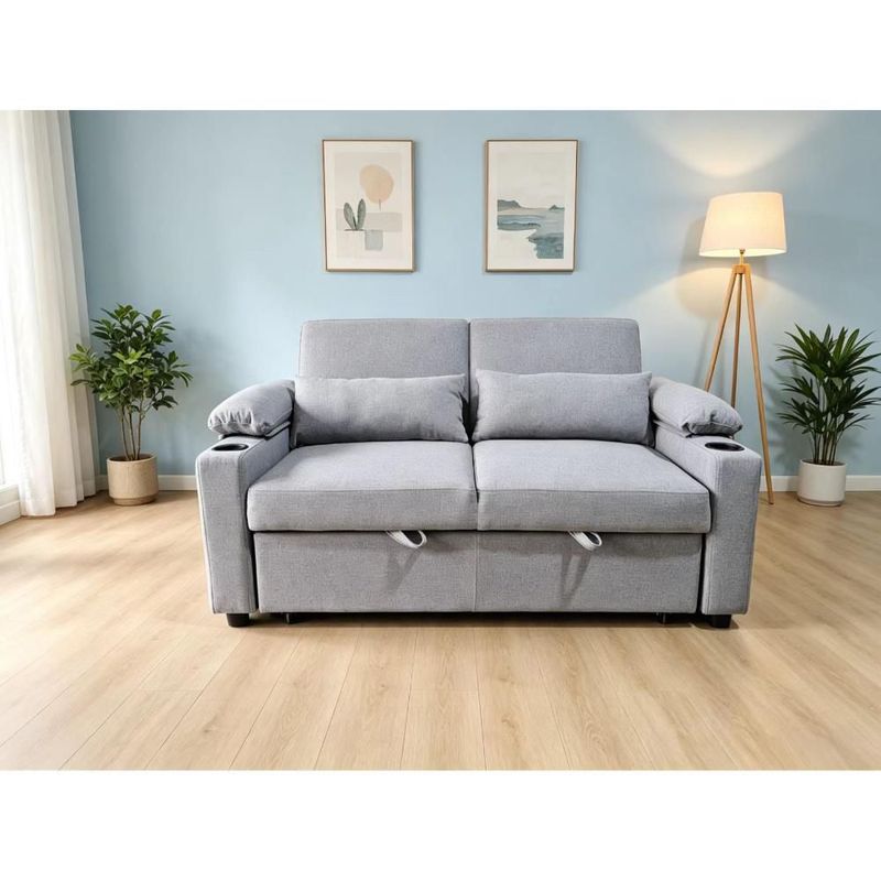 Sofá Cama Toscana 2 Plazas Gris