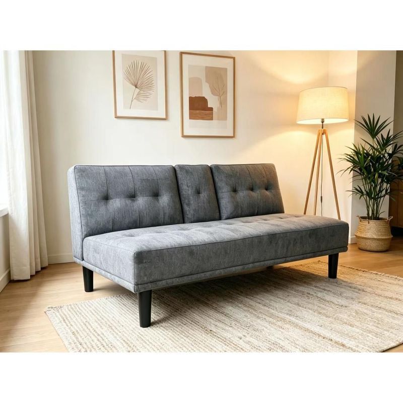 Sofá Cama Brooklyn 3 Plazas Gris