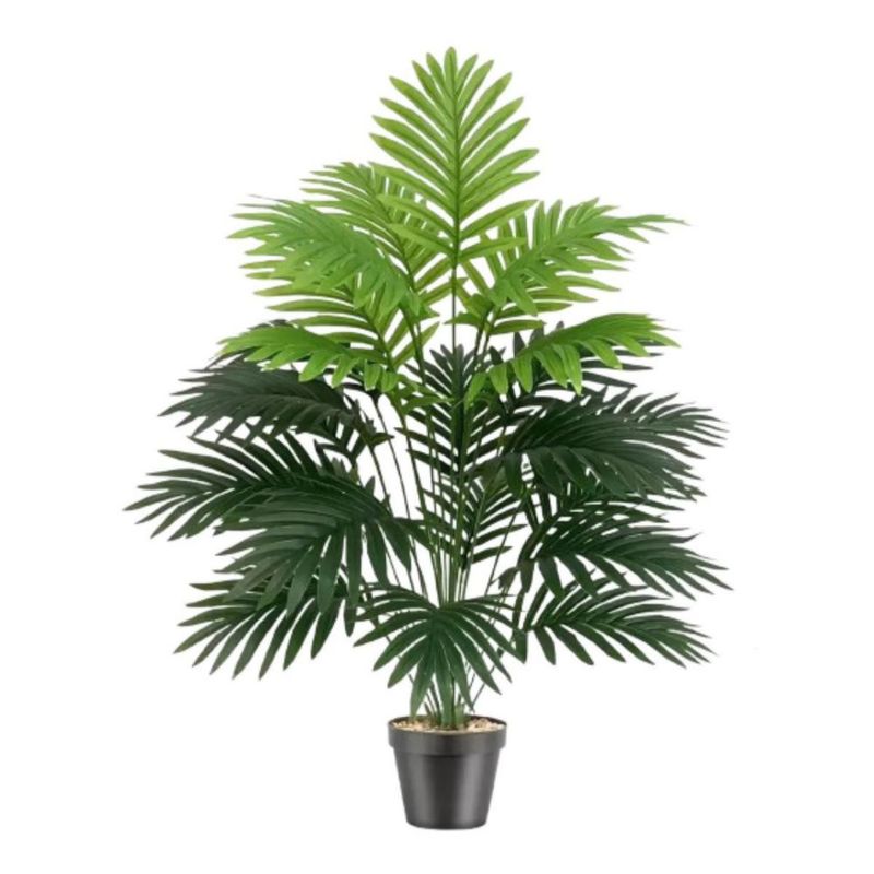 Planta De Palma Artificiales Decorativas 24 Hojas 92cm Verde