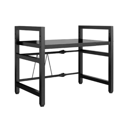 Estante Extensible Para Horno De Microondas De 2 Niveles Negro