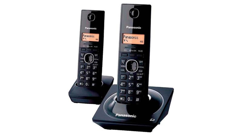 Tel fono Inal mbrico Panasonic KXTG 1712 dos Auriculares Elektra