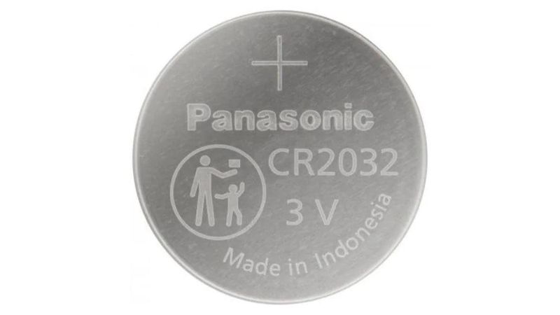 Pila Panasonic Boton Cr2032 3v Reloj Control Alarma Panasonic PIPANEZCR2032