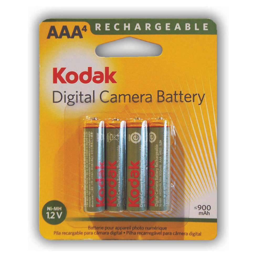 Pila Kodak Recargable Aaa Con 4 Piezas 1.2v 900mah