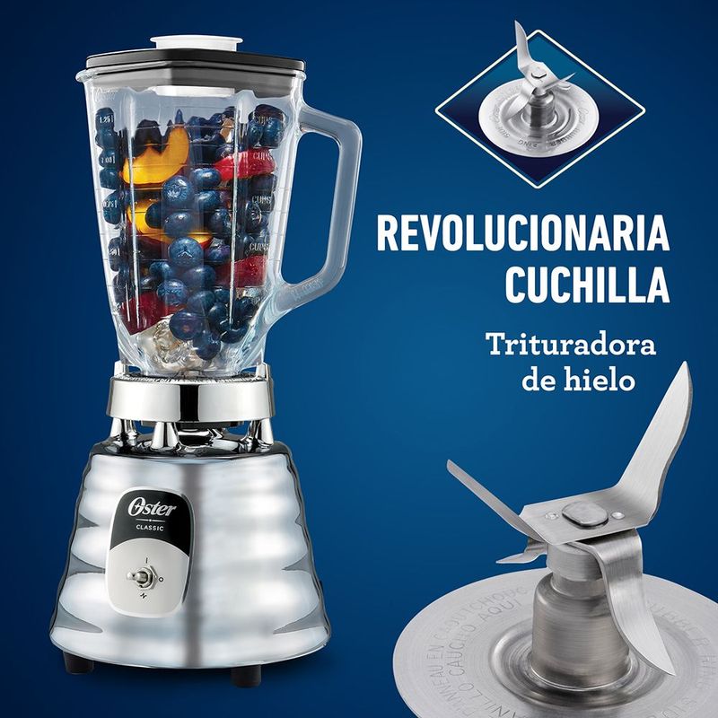 Licuadora Oster Clásica BLST4125-013 1V Plateada