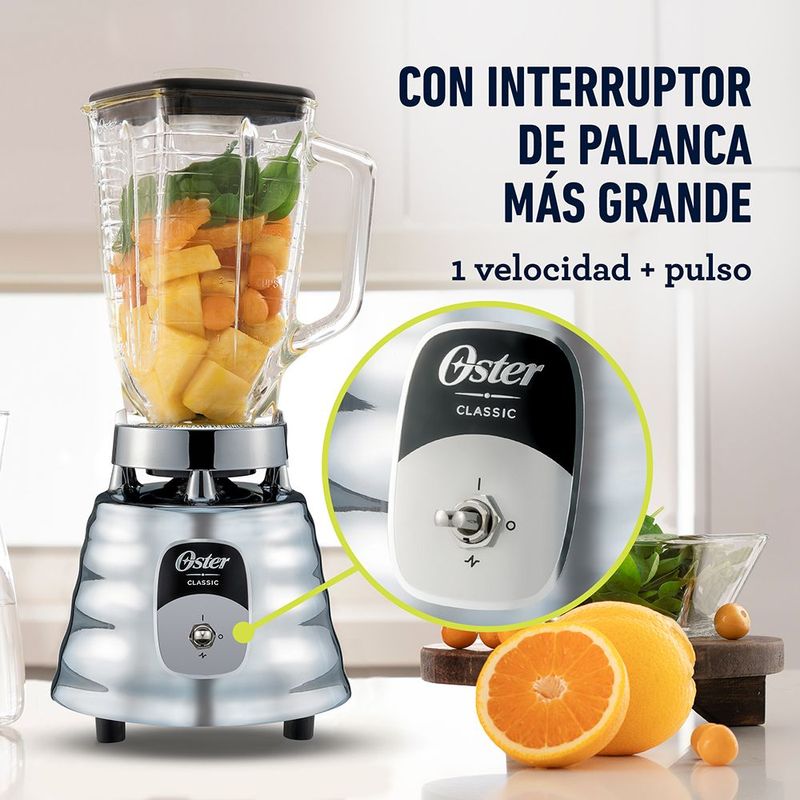 Licuadora Oster Clásica BLST4125-013 1V Plateada