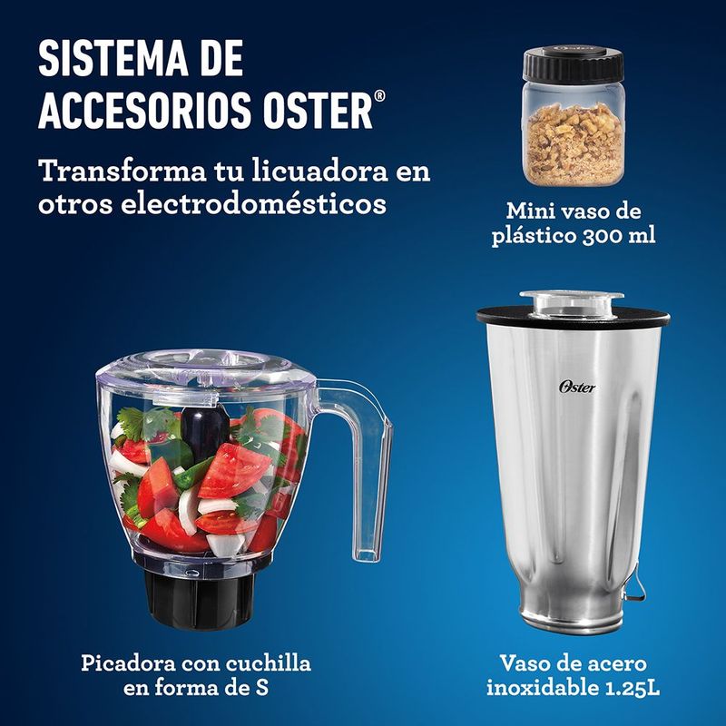 Licuadora Oster Clásica BLST4125-013 1V Plateada