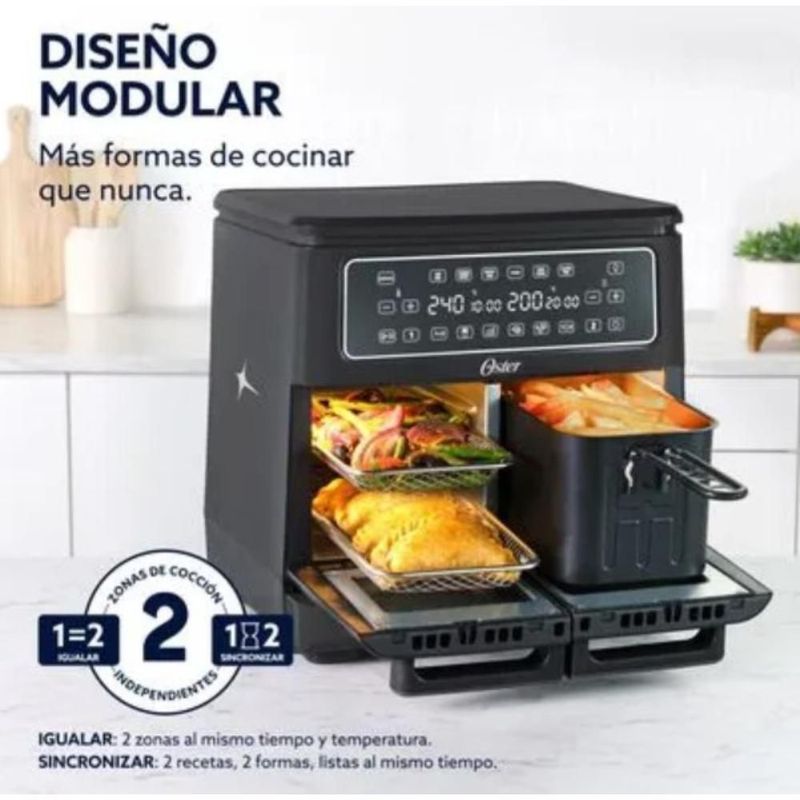 Freidora de Aire Flex Oster 11L Negra