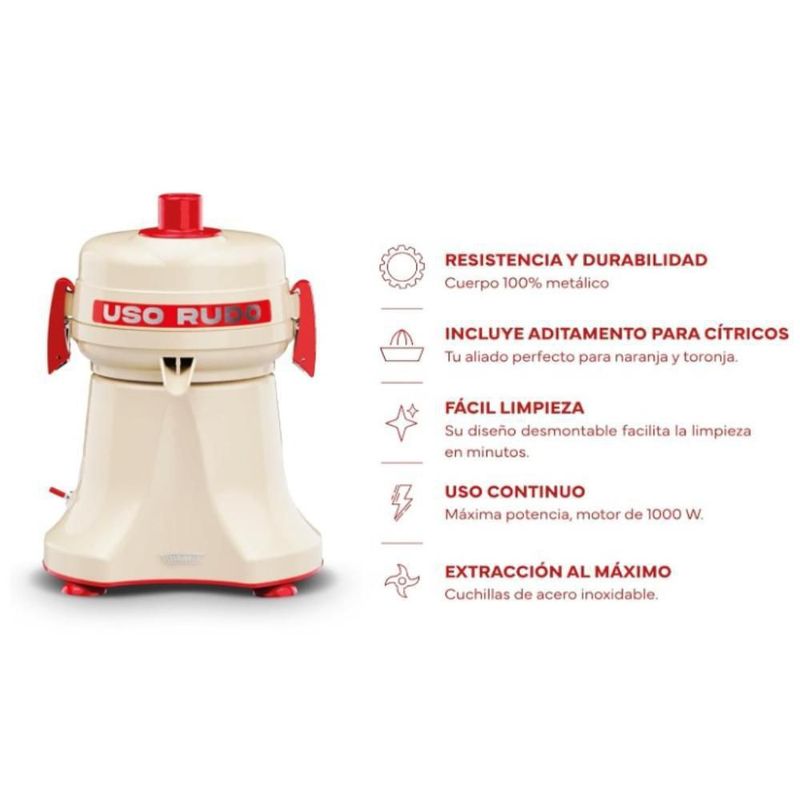 Extractor de Jugos Turmix Uso Rudo