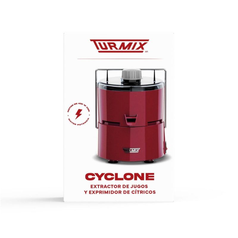 Extractor Turmix Cyclone Rojo