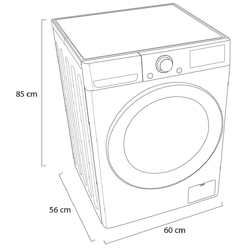 Lavasecadora LG WD12WVC4S6 12Kg/7Kg Blanca