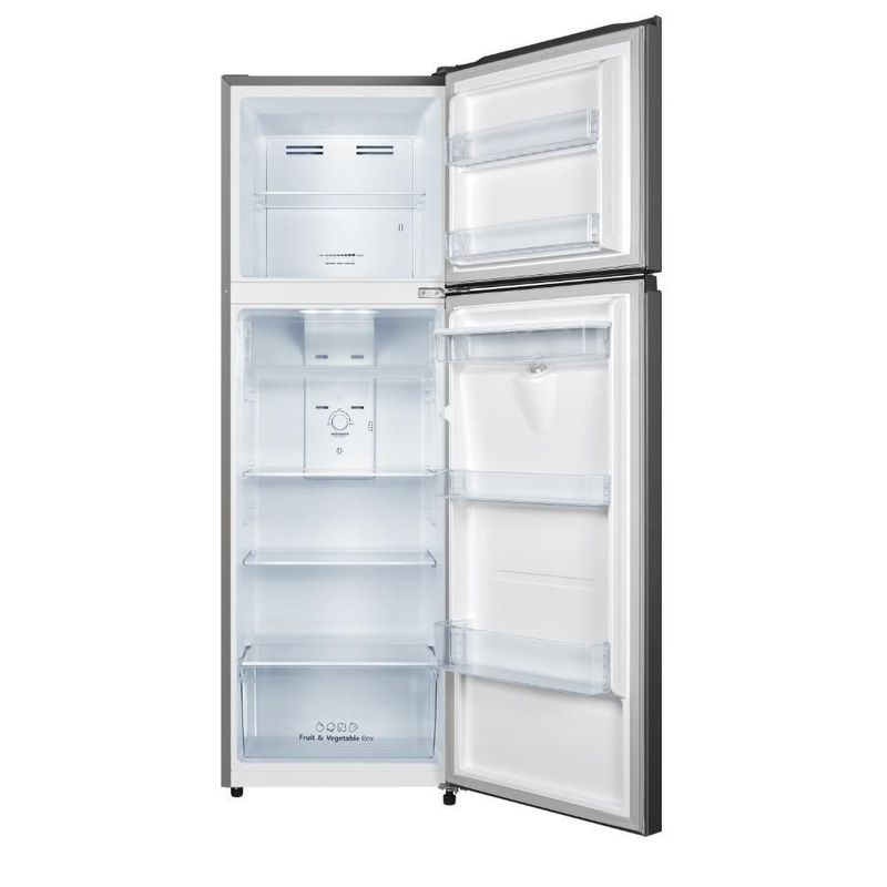 Refrigerador Hisense 9 Pies Top Mount RT90N6WKX2 Acero Inoxidable