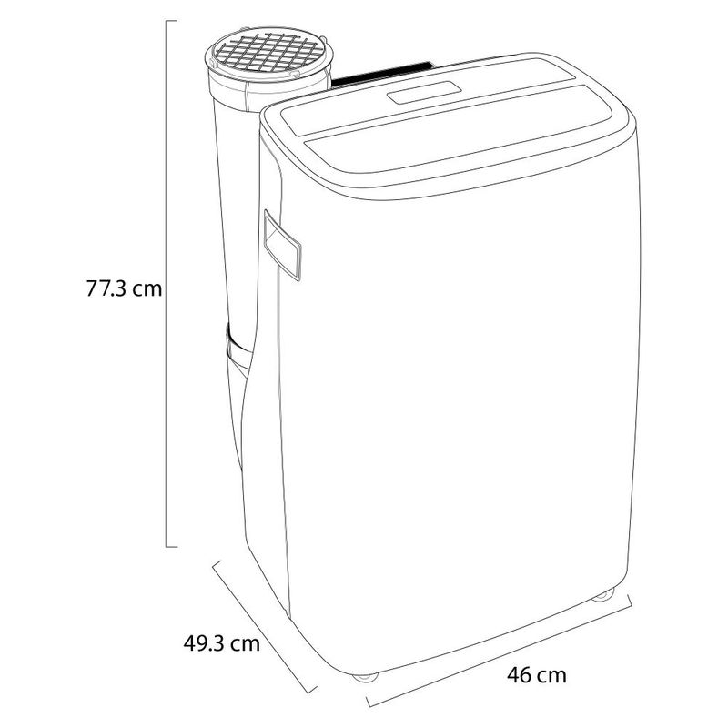 Aire Acondicionado Portátil LG 1TN Frío 115V LP1419IVSM