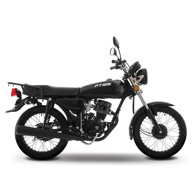 Motocicleta de Trabajo Italika FT125 Negra