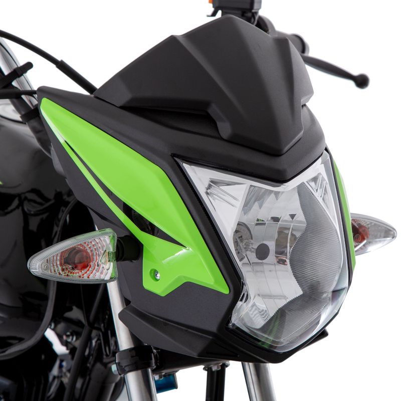 Motocicleta de Trabajo Italika FT150 TS Negro con Verde