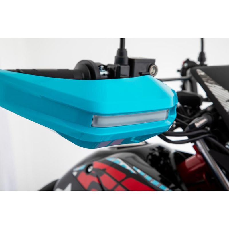 Motocicleta Doble Propósito Italika DM200 Con GPS Azul
