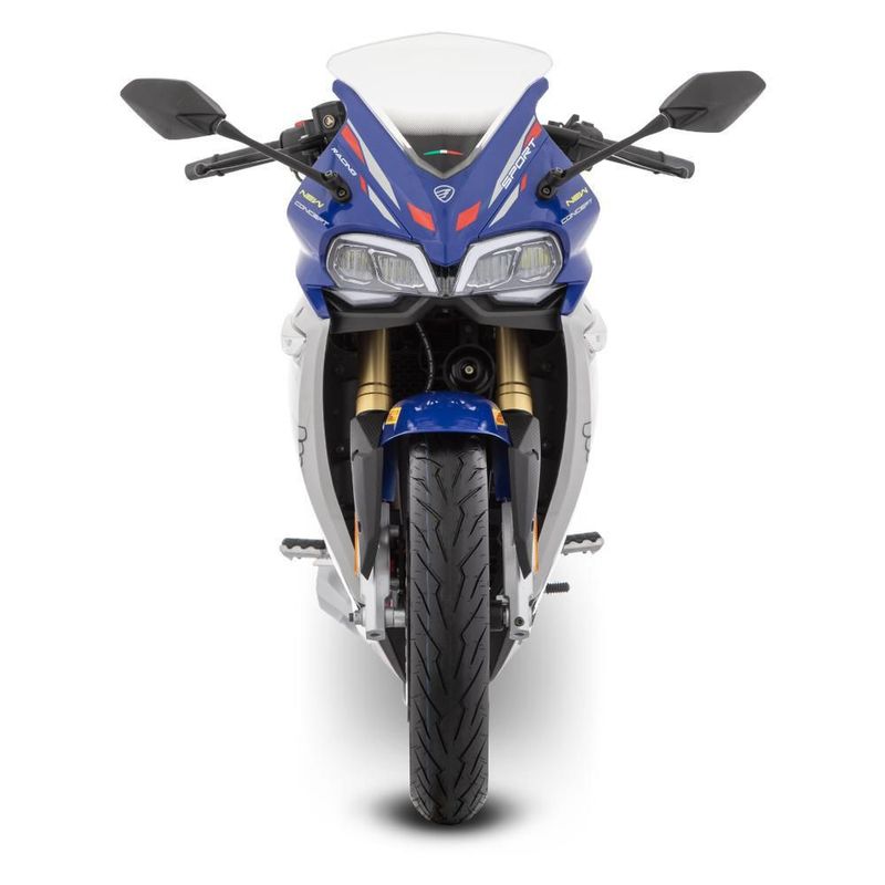 Motocicleta Deportiva Italika Vort-X 300R Azul con Gris