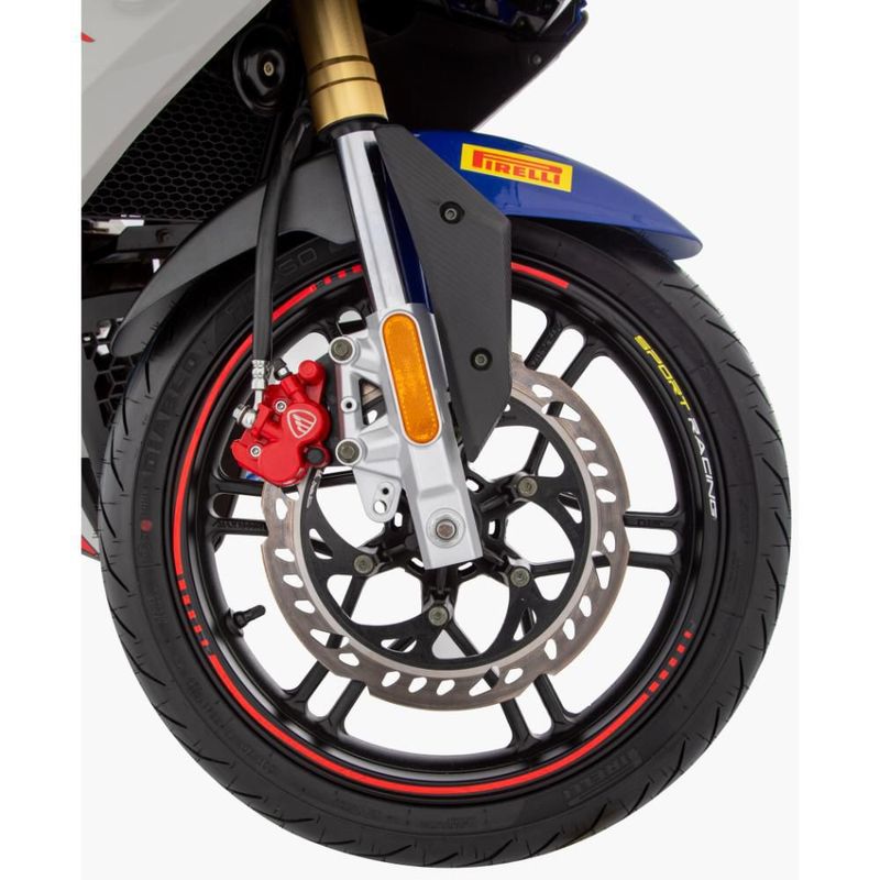 Motocicleta Deportiva Italika Vort-X 300R Azul con Gris