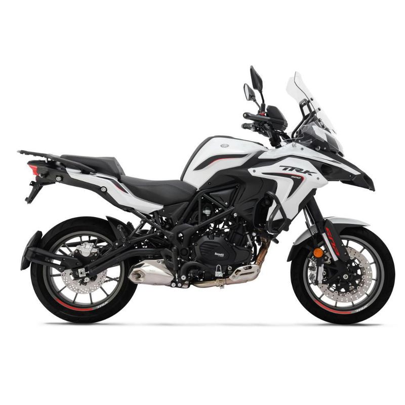 Motocicleta Doble Propósito Benelli TRK 502 Blanca