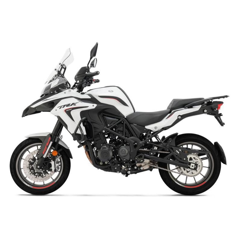 Motocicleta Doble Propósito Benelli TRK 502 Blanca