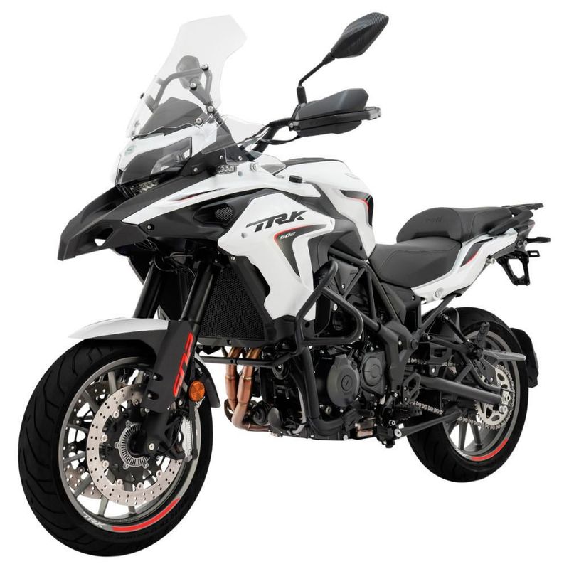 Motocicleta Doble Propósito Benelli TRK 502 Blanca