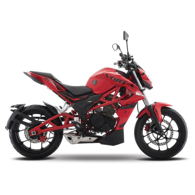 Motocicleta Deportiva Italika Vort-X 250 Roja con Negro