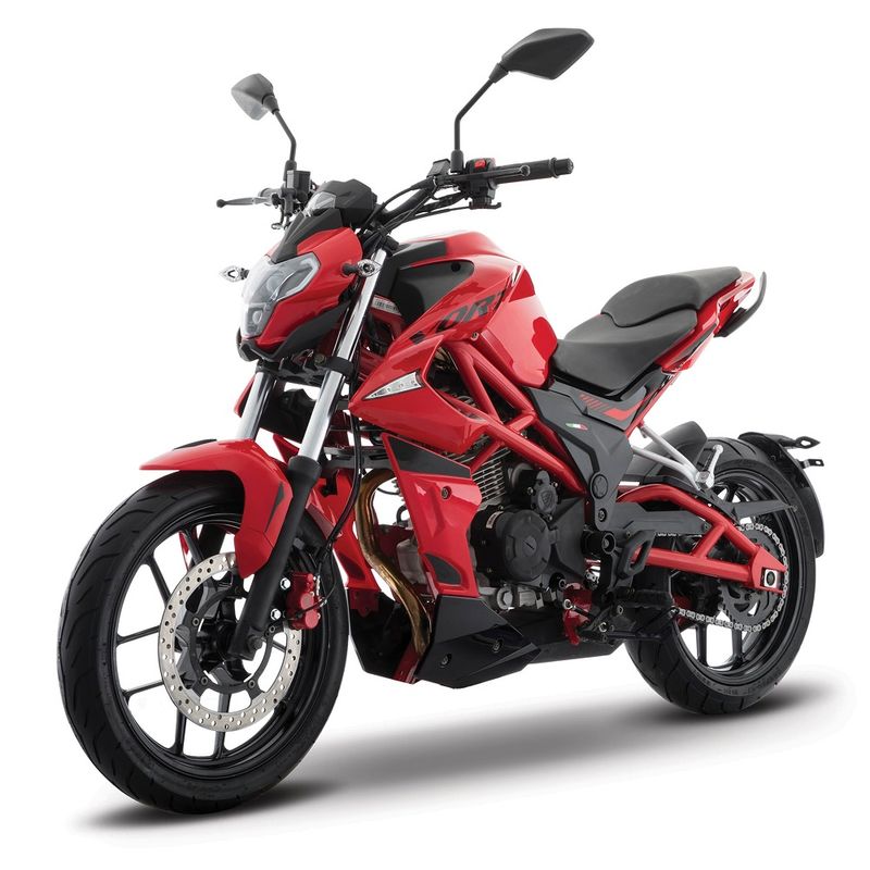 Motocicleta Deportiva Italika Vort-X 250 Roja con Negro