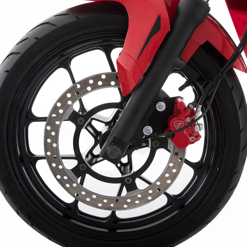 Motocicleta Deportiva Italika Vort-X 250 Roja con Negro