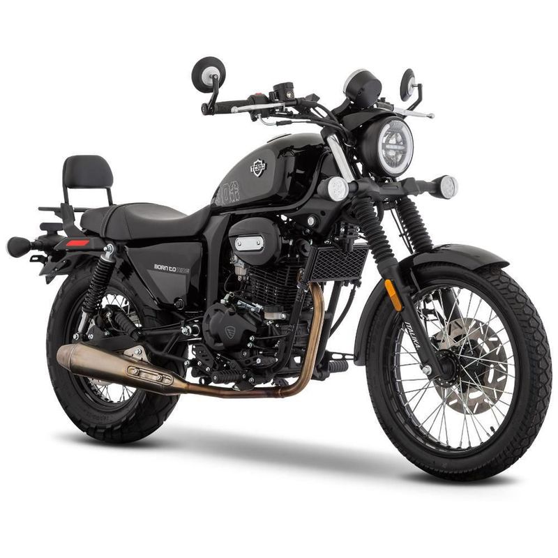 Motocicleta Chopper Italika TC 300 Negra