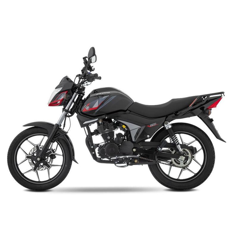 Motocicleta de Trabajo Italika FT200 Negra