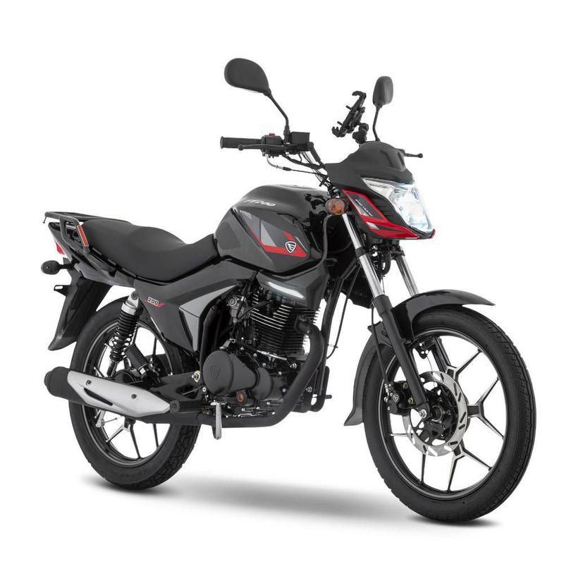 Motocicleta de Trabajo Italika FT200 Negra