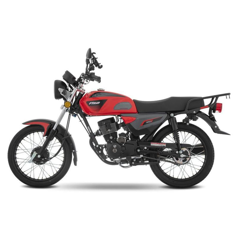 Motocicleta de Trabajo Italika FT150 Roja