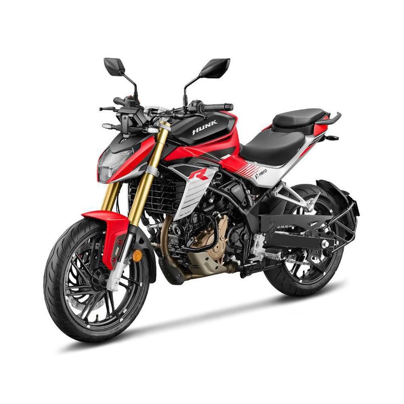 Motocicleta Urbana Hero Hunk 250R Blanco con Rojo