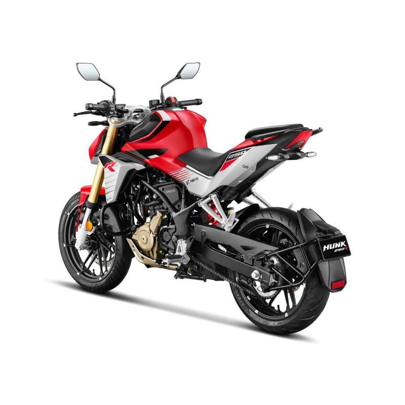 Motocicleta Urbana Hero Hunk 250R Blanco con Rojo