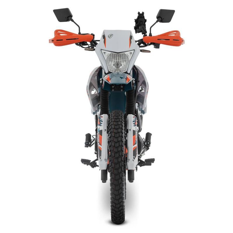 Motocicleta Doble Propósito Italika DM150 con GPS Blanca