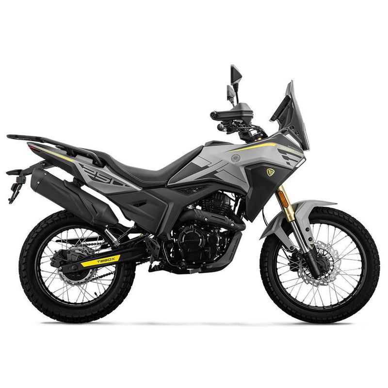 Motocicleta Italika-Morbidelli T250X Gris