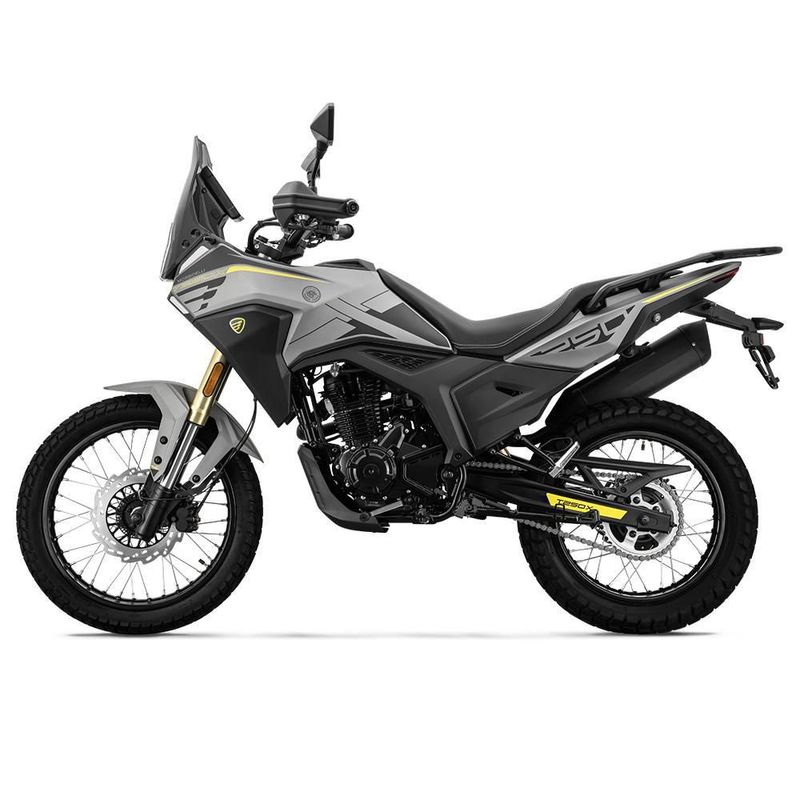 Motocicleta Italika-Morbidelli T250X Gris