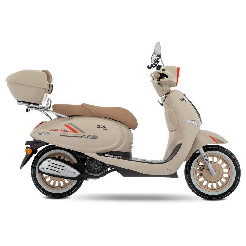 Motoneta Italika Vitalia 150 Beige con GPS