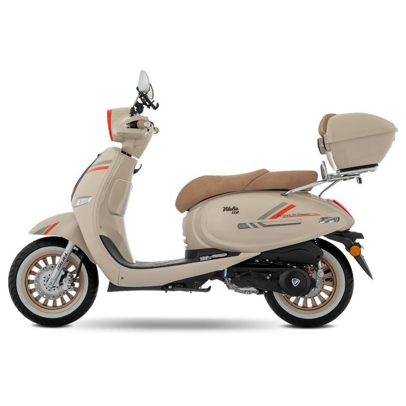 Motoneta Italika Vitalia 150 Beige con GPS