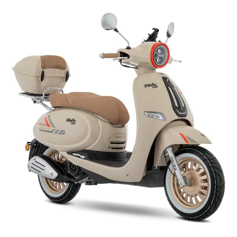 Motoneta Italika Vitalia 150 Beige con GPS