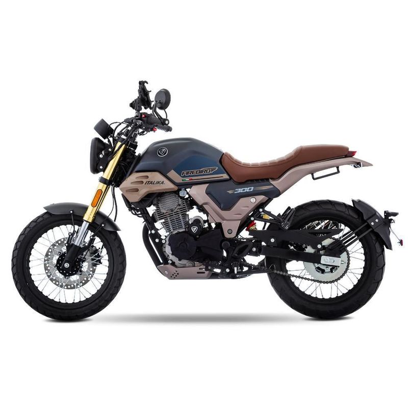 Motocicleta Italika Firebird 300 Negra con GPS