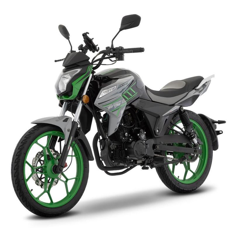 Motocicleta de Trabajo Italika FT200 GTS Gris con GPS