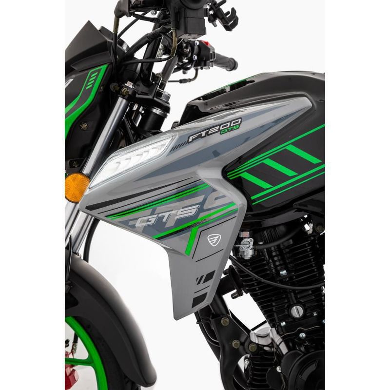 Motocicleta de Trabajo Italika FT200 GTS Gris con GPS