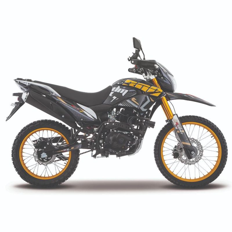 Motocicleta Italika DM300 Dorado con GPS