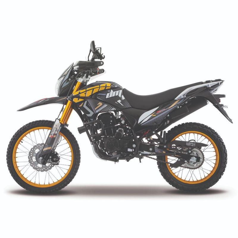 Motocicleta Italika DM300 Dorado con GPS