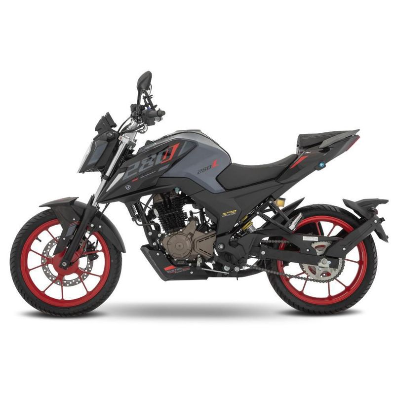 Motocicleta Urbana Italika 280Z con GPS Gris