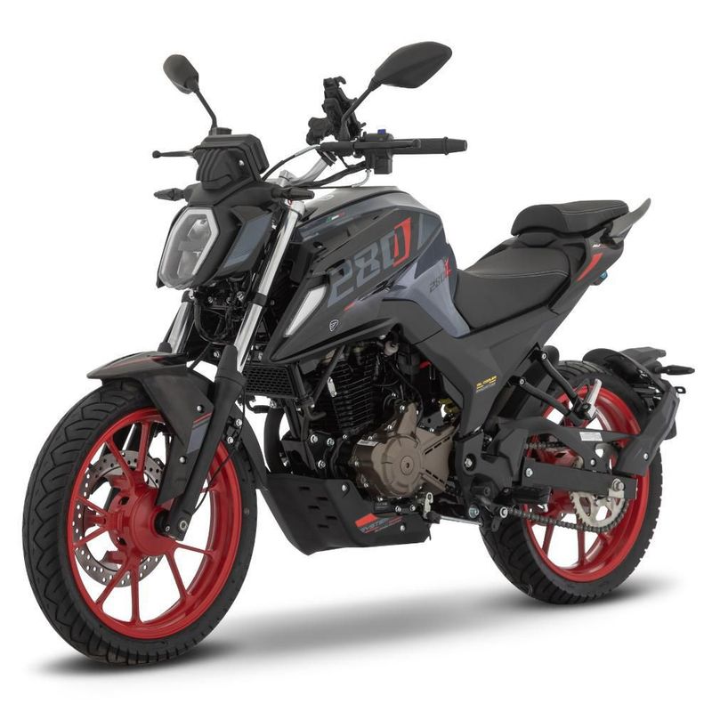 Motocicleta Urbana Italika 280Z con GPS Gris