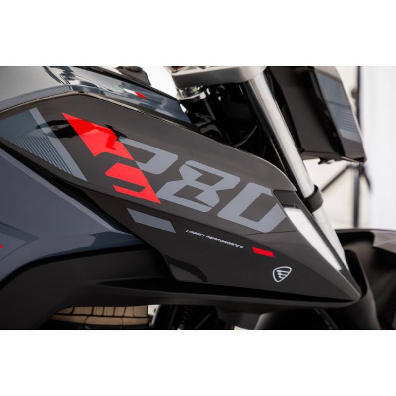 Motocicleta Urbana Italika 280Z con GPS Gris