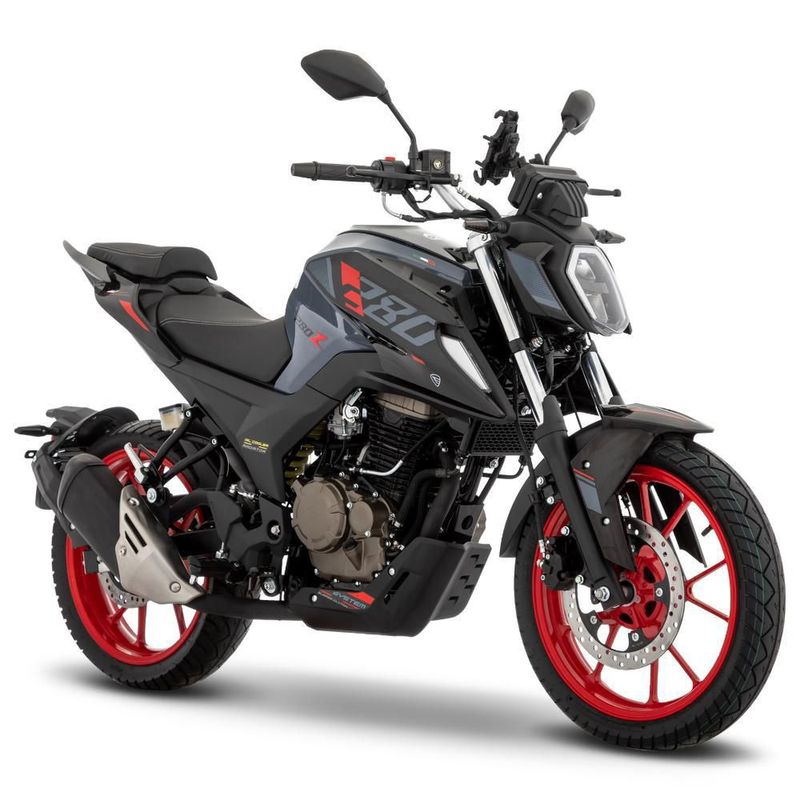 Motocicleta Urbana Italika 280Z con GPS Gris
